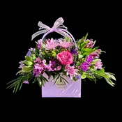 Chaney´s Flower Purse Pastel Purple 1006