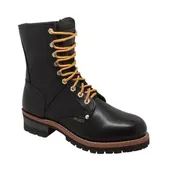 AdTec Boots, Black, Full Grain Leather Upper