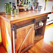 Barn Board Style Island - Small 36”-54”