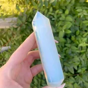 Genuine Hand Polished Opalite Tower Point - Size 3.5-4"
