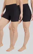 2 PK 5" Ribbed Elastic Free Waisband Short