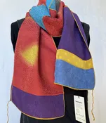 Bold Brights Scarf by Judith Bird — Imagine Artwear