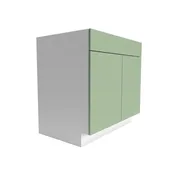 Manhattan Sage Green 2-Door 1-Drawer Base Cabinet