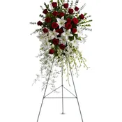 Lily and Rose Tribute Spray