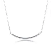 16” Necklace Sterling-Bliss Bar Sterling