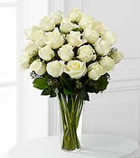 12, 18 OR 24 CLASSIC WHITE ROSES