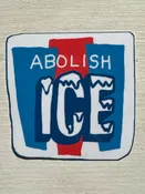 Abolish Ice Sticker