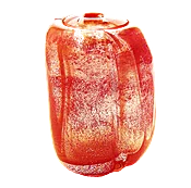 André Thuret Vase with Red Inclusions