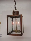 Old north Church pendant, Antique copper finish handmade in USA.