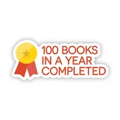 100 Books Sticker
