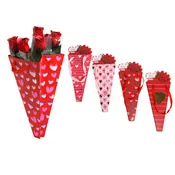 GIFT BAG FOR VALENTINE BOUQUET W/HOTSTAMP PRINT 4AST/15 X 7.48IN/LABEL