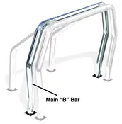 Bed Bar Component - "B" Main Bar - Chrome