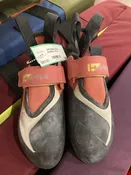 8-10 Climbing Shoes, Red/Black, EU 38