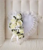 CASKET HEART PILLOW