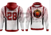 Southern Indiana Heat Fleece Hoodie — White
