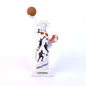 12" BASKETBALL LADY LIBERTY STATUE