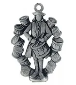 12 Drummers Drumming Ornament