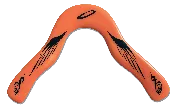 Angel Boomerangs - Low cost Plastic boomerangs for kids.