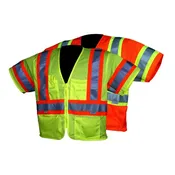 Class 3- Lime Sleeved Vest Size 3XL