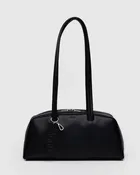 Baggu Recycled Leather Bowler Bag - Black