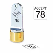 1/2″ Diameter Square Inspection Stamp
