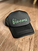 Blooms - Trucker Hat - Black & Green — all things flowers