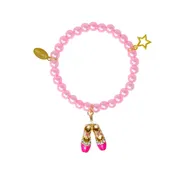 Pink & Purple Ballet Bead Bracelets