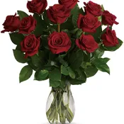 KF_TEV31-2A  My True Love Bouquet with Long Stemmed Roses