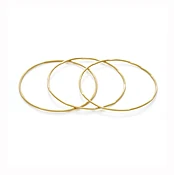 Hammered Bangles - Set of 3