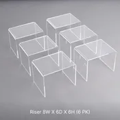 Clear Acrylic Risers
