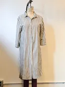 Linen Blend Shirt Dress — ANNA