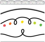 Squiggles And Colorful Dots Die-Cut Border Trim - Tcr8324 - Deco: Border Trim