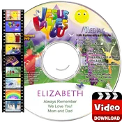 Jesus Loves You Personalized Kid's Digital MP4