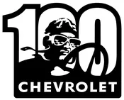 100 Years of Chevrolet Racing Metal Sign