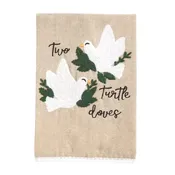 12 Days Xmas Embroidery Towel