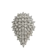 14k White Gold Diamond Ring