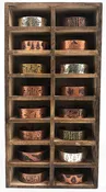 16 Assorted Engraved Metal Cuffs without Display