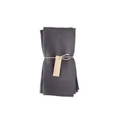 Heirloom Linen Napkins - Steel - Set of 2
