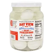 Bay View Packing Company 36 oz. Red Hot Pickled Eggs 2-Jar Set