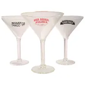 Acrylic Martini Glass custom printed 10 oz 24 glasses