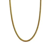 3mm Gold Herringbone Chain - 20"