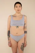 2x1 Rib Square Neck Bra SALE