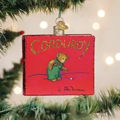Old World Christmas Corduroy Book Ornament