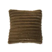 18” Olive Faux Fur Pillow