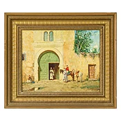 Addison Millar A Fine Orientalist Painting "A Cavalier by the Green Door "