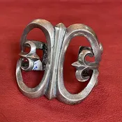 Antique Native American Sandcast bracelet, Navajo sandcast bracelet, 1940's Navajo cuff  (ML34)