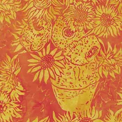 122003231 Vase w.Sunflowers – Golden Sun