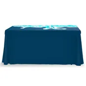 4ft, 6ft, and 8ft Full Color Custom Table Throw