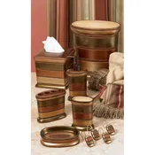 Popular Bath Contempo Complete Bath Ensemble Decor Set, Spice, All Sold Separately