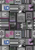 Purrfect Book Club - Cat Book Covers Grey